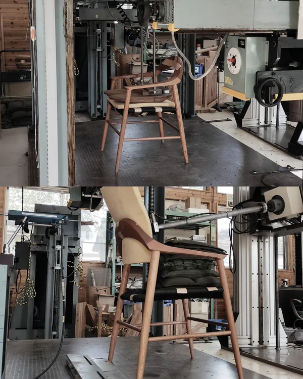 強度試験の様子